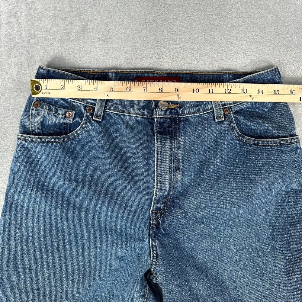 Levi's 550 Denim Jeans Women's Size 12 Mis L Relaxed Fit Tapered Leg High Rise - Picture 9 of 13